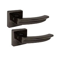 Ручки на розетте KEDR R06.593-AL black nickel черный никель