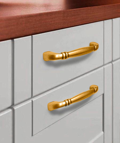 Ручка мебельная BOSETTI MARELLA Vintage Radici 128 мм золото - Фото №2