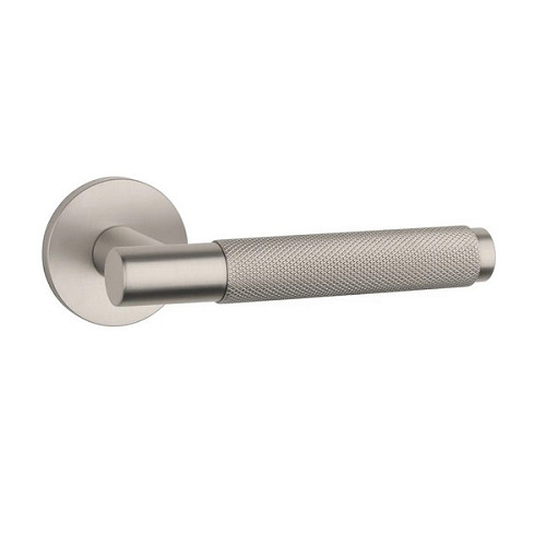 Ручки на розетте APRILE AT Molinia R 7S тонкая розетта матовый никель - Фото №2