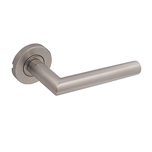 Ручки на розеті CISA PL Angle кругла розета 07070.71 нержавіюча сталь - Фото №2