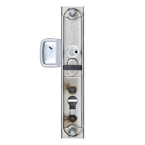 Ручки на планке с протектором ROSTEX R1 R 72мм (38-55мм) фиксированная-нажимная хром - Фото №3