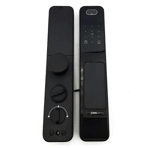 Розумний замок PES Boxer Face-ID накладний чорний - Фото №5