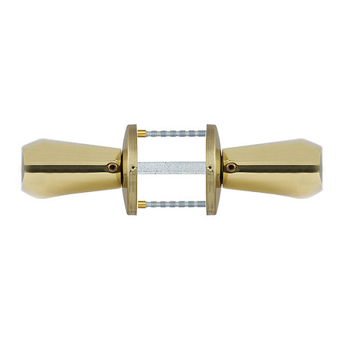 Ручки на розетте ABLOY Duetto 8/002 латунь полированная - Фото №3