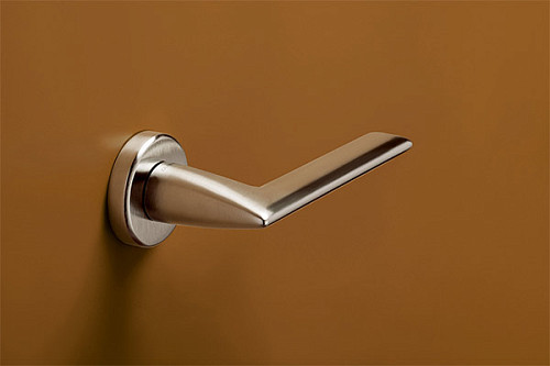 Ручки на розетте OLIVARI Tecno CO хром матовый - Фото №3