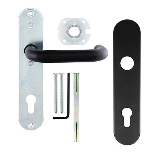 Ручка протипожежна на планці TESA SDF32EXNE 85 мм чорна - Фото №4