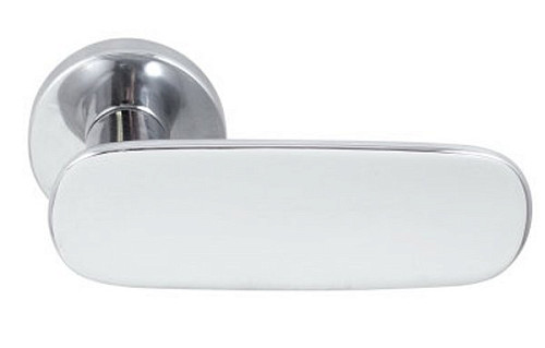 Ручки на розеті RDA Isola (WC50-RY50) хром  - Фото №2