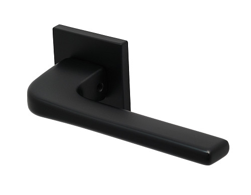 Ручки на розетте SAFITA Comfy HS LT MB черный матовый - Фото №3
