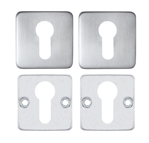 Накладки на серцевину ROSTEX H50 PZ SQUARE нержавіюча сталь матова - Фото №2