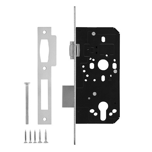 Механизм замка SANTOS 712 бочка (BS50мм) матовый хром - Фото №7