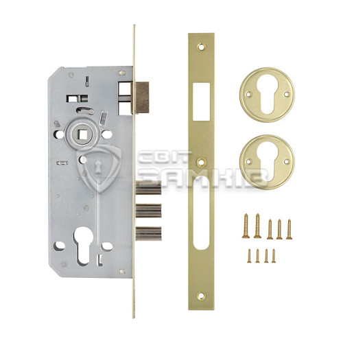 Механізм замка KALE 152-3MR (BS45*85мм) латунь - Фото №4