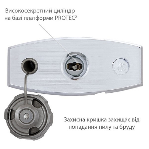 Замок навісний ABLOY PLLW340T Protec 2 CLIQ без ключів - Фото №3