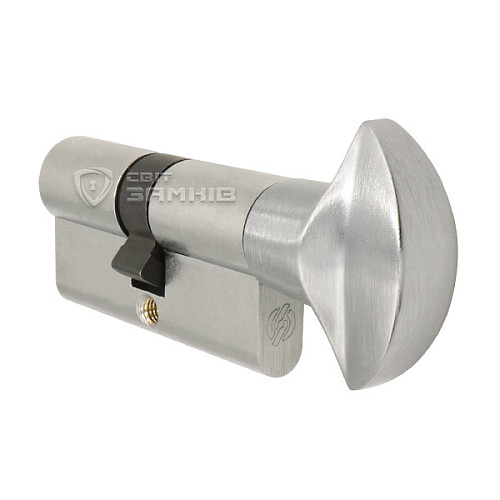 Цилиндр SECUREMME K2 100T (50*50T) матовый хром - Фото №2