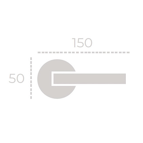 Ручки на розеті FADEX Daisy 202V B02 бронза матова - Фото №3