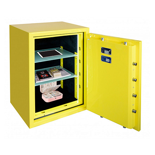 Сейф взломостойкий GRIFFON CLE III.80.E COMBI GLOSS YELLOW - Фото №4