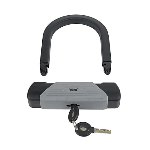 Замок для велосипеда VIRO Moto Sezione Black 145мм 2 ключа - Фото №2