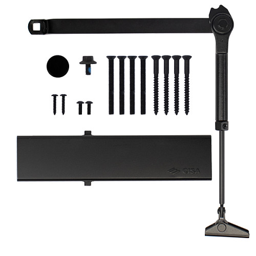 Дотягувач CISA C1511.03.0.90 Professional Plus2 STD HO з фіксацією до 80 кг чорний - Фото №6