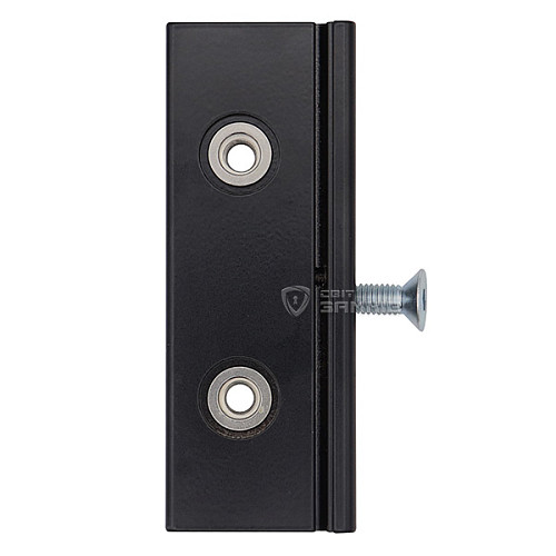 Завіс WALA WTA 8010441X для скляних дверей вузький матовий чорний - Фото №5