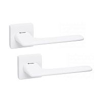 Ручки на розеті SYSTEM Nix (RO11) AL7 білий глянцевий