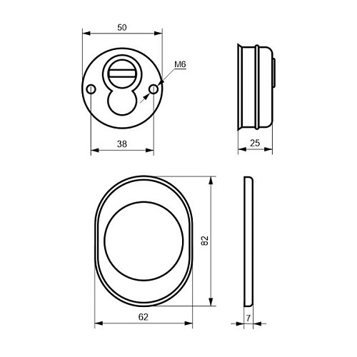 Протектор AZZI FAUSTO F23 Antitubo Widia 25 мм хром - Фото №5
