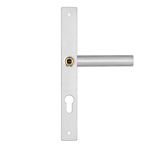 Ручки на планці ROSTEX Monzun 85мм фіксована-натискна нержавіюча сталь матова - Фото №2