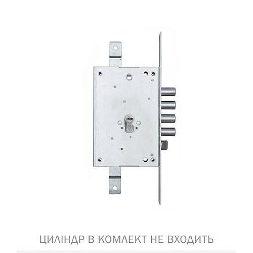 Механизм замка MUL-T-LOCK A528 (BS63 * 85мм) хром полированный без об.планки - Фото №7