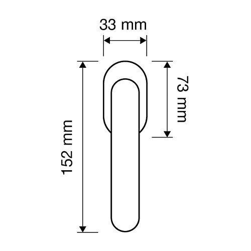 Ручка віконна LINEA CALI Dalia бронза матова/потрісканий фарфор - Фото №2