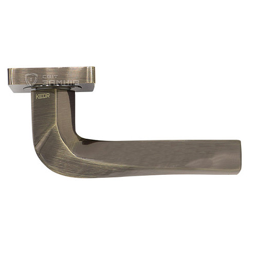 Ручки на розеті KEDR R08.160-AL AB бронза - Фото №2