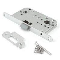 Механизм замка APECS 5300-P PZ (BS50*85мм) пласт.язычок S сатин