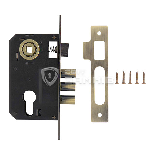 Механізм замка CLASS 9011SR-3R (BS40*61,5мм) AB стара бронза - Фото №4