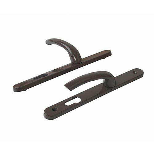 Ручки на планці ASTEX Antey DHS 85/26 з пружиною коричнева RAL8019 - Фото №2