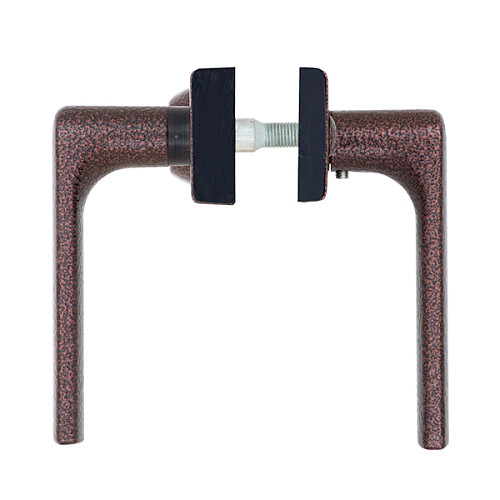 Ручки на планке с протектором ROSTEX R4 R 72мм (38-55мм) коричневый - Фото №4