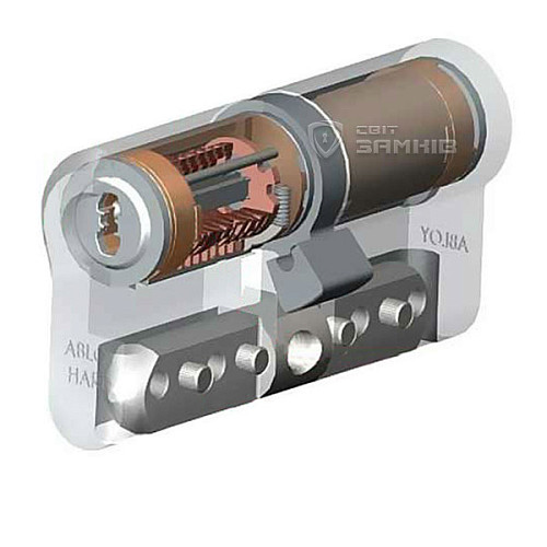 Цилиндр ABLOY Protec2 88T (42H*46T) (H - закаленная сторона) хром полированный - Фото №7