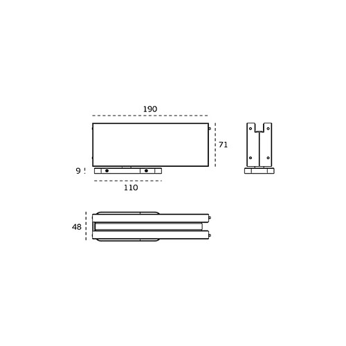 Доводчик-петля JNF IN.81.203 до 100 кг для стеклянных дверей - Фото №3