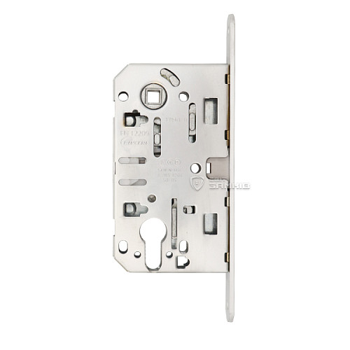 Механізм замка AGB Mediana Polaris PZ магніт (BS50*85мм) матовий хром - Фото №3