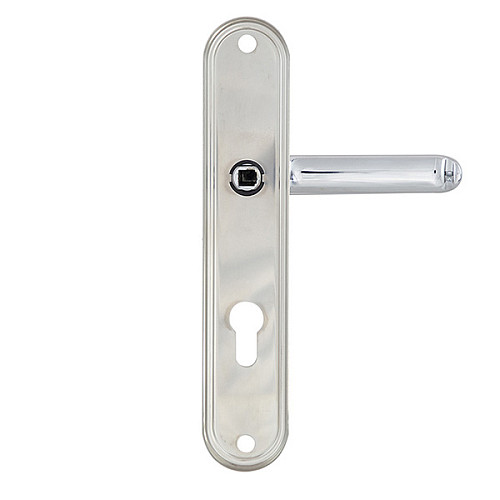 Ручки на планці з протектором ROSTEX Decor R 85мм (38-45мм) хром матовий - Фото №2