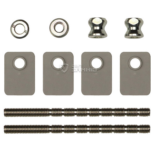 Ручки скоби MEDOS PR Lisbon 1500/1000.45 (комплект) труба 40*20 чорні - Фото №5