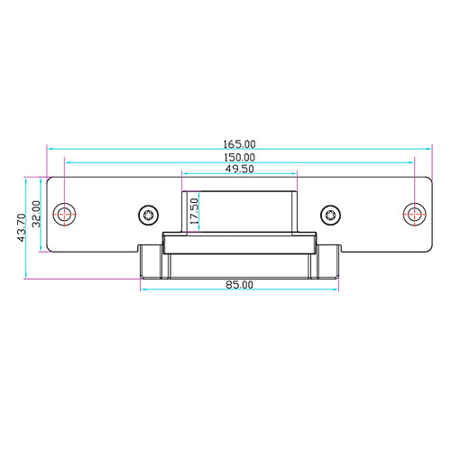Электрозащелка YLI YS-138L (переключатель НЗ/НО) - Фото №4