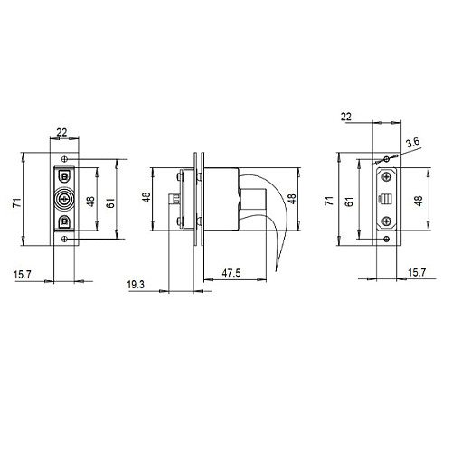Электромоторный замок CISA MyEVO E6536.28 (BS67,5*85мм) - Фото №20