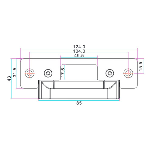 Электрозащелка YLI YS-138 (переключатель НЗ/НО) - Фото №4