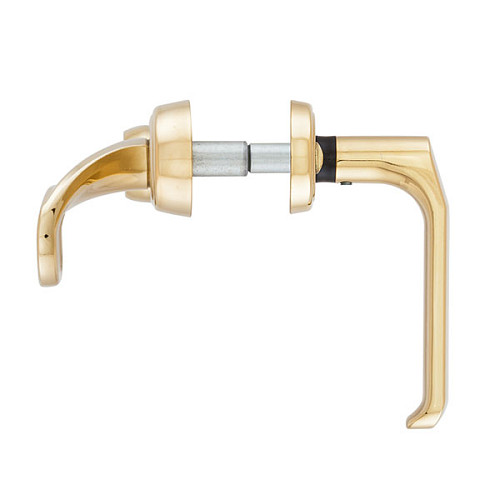 Ручки на планці з протектором ROSTEX Decor R 85мм (40-45мм) фіксована-натискна титан PVD матовий - Фото №4