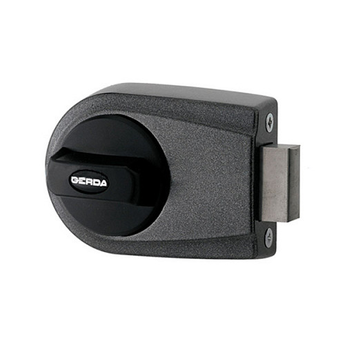 Замок накладной GERDA ZG200 (BS50-60мм) графит 4 ключа - Фото №3