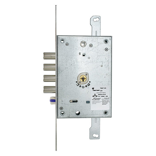 Механизм замка MUL-T-LOCK Omega OFMPB10328L VIP / 3in1 (BS65 * 85мм) хром полированный без об.планки - Фото №3