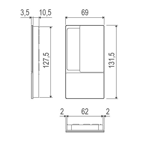 Ручки для міжкімнатних дверей AGB Wave PZ B300030093 чорний матовий - Фото №4