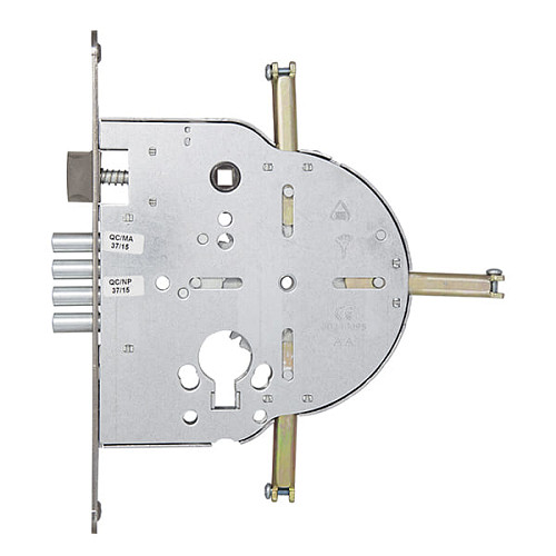 Механізм замка MUL-T-LOCK M265 4-х спрямований (BS65*90мм) хром полірований без зв.планки - Фото №2