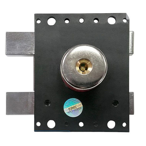 Замок накладной GERDA TYTAN ZK (BS50мм) коричневый 4 ключа - Фото №2