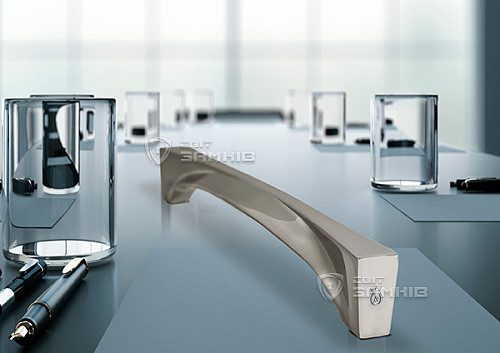 Ручка скоба ORO&ORO L04 45cm/43cm (половинка) SN сатин - Фото №2