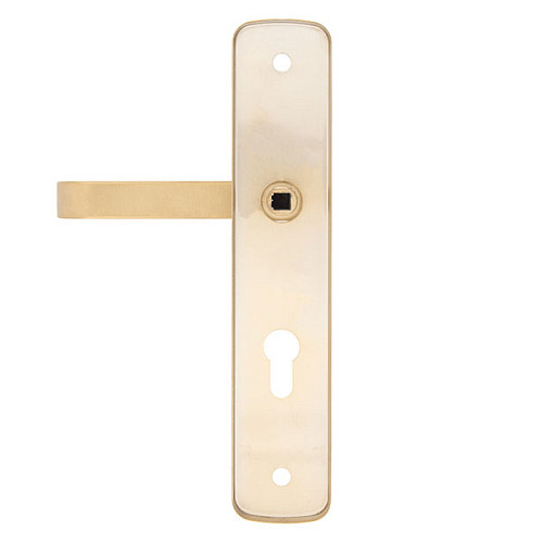 Ручки на планці з протектором ROSTEX Astra R 72мм (38-55мм) фіксована-натискна титан PVD матовий - Фото №2