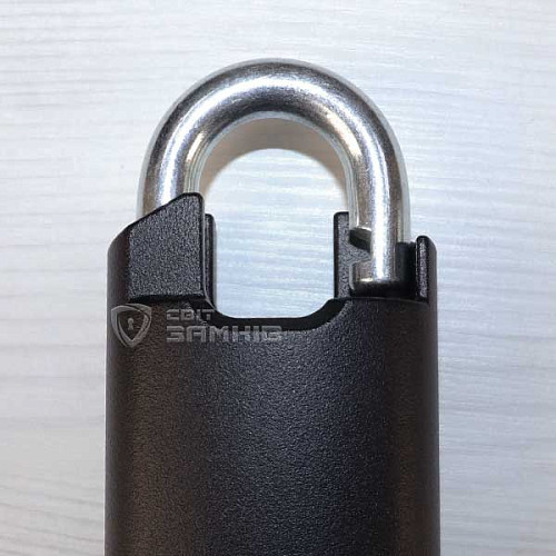 Замок для велосипеда TOKOZ Moto Pluto 50 Black з ланцюгом 200см 3 ключа - Фото №11