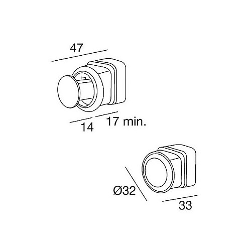 Ручка для раздвижной системы PAMAR PO2015 Z E 215 хром матовый - Фото №3