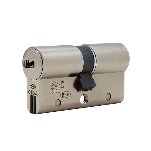 Циліндр CISA AP4 S 70 (30*40) нікель матовий 3 ключі - Фото №2
